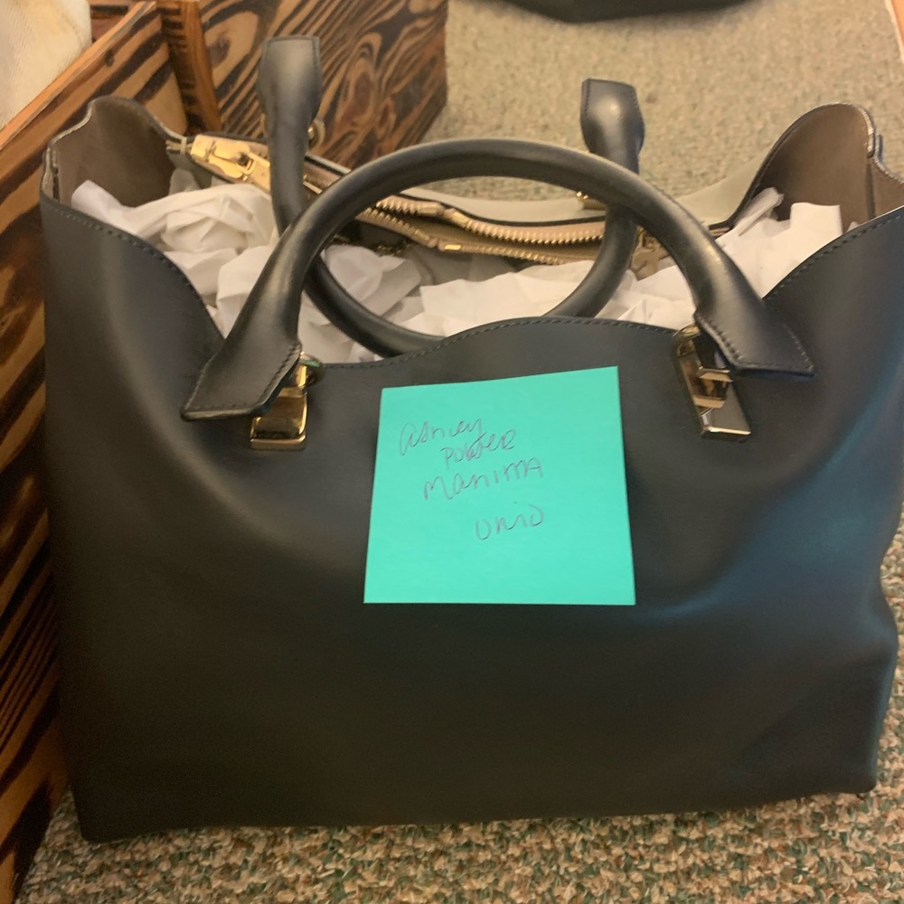 Chloe Two Tone Tote Bag